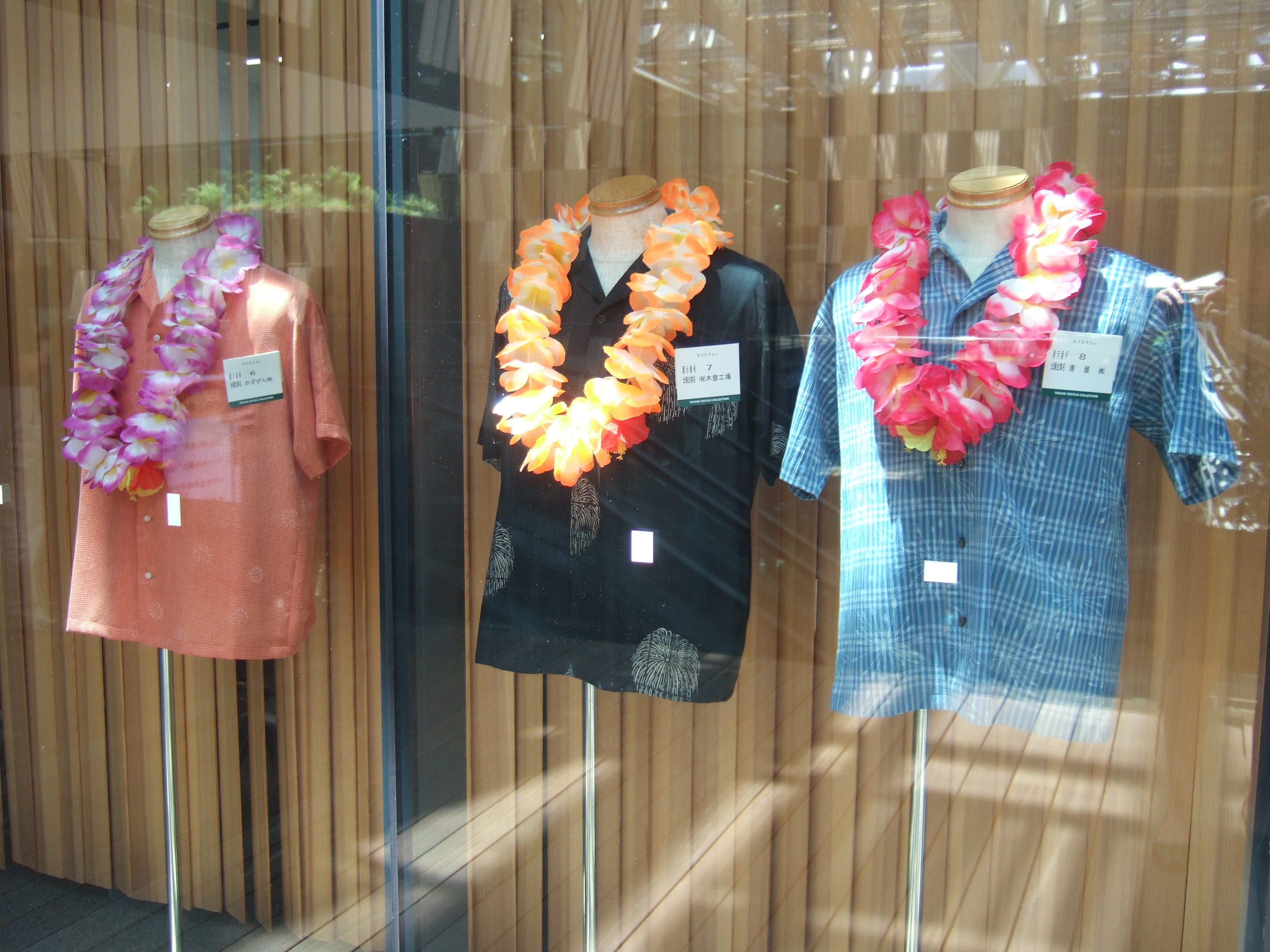 「アロハシャツ」アオーレ長岡で試作品展示！